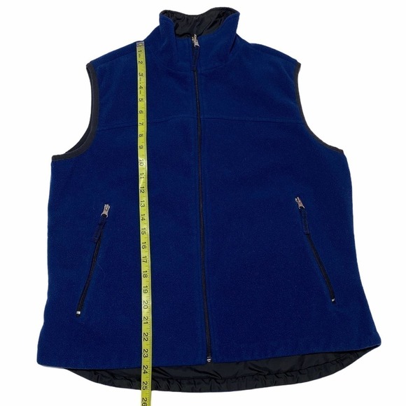 OLD Navy Athletic Reversible Black Blue Vest 1X - Picture 7 of 12